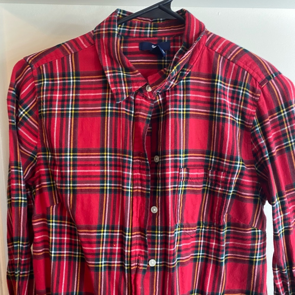 Gap Red Flannel - image 1